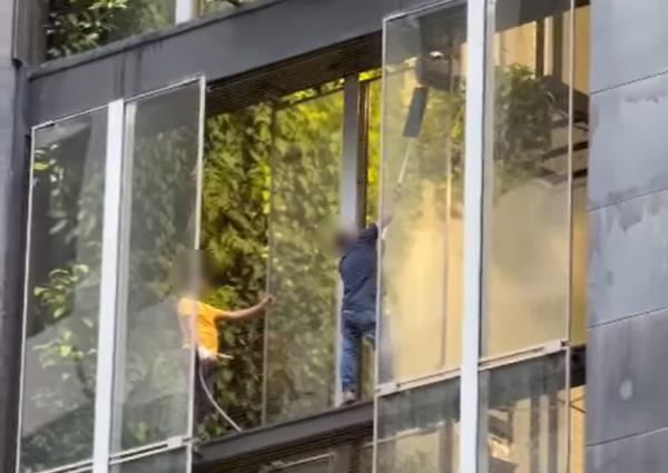 Daily roundup: Workers spotting cleaning on 4th floor of CBD building without harnesses — and other top stories today