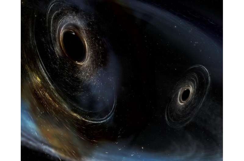 Using gravitatio<em></em>nal waves to hunt for dark matter